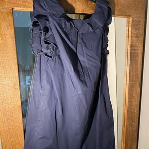 Adorable Crewcuts navy ruffle dress!!!